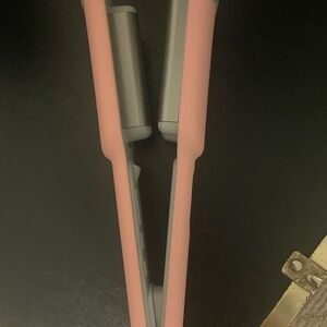 Pink and Gray Hair Straightener/Crimper